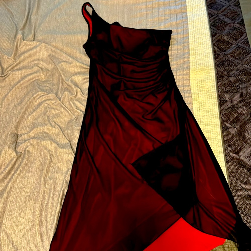 Black and red dress